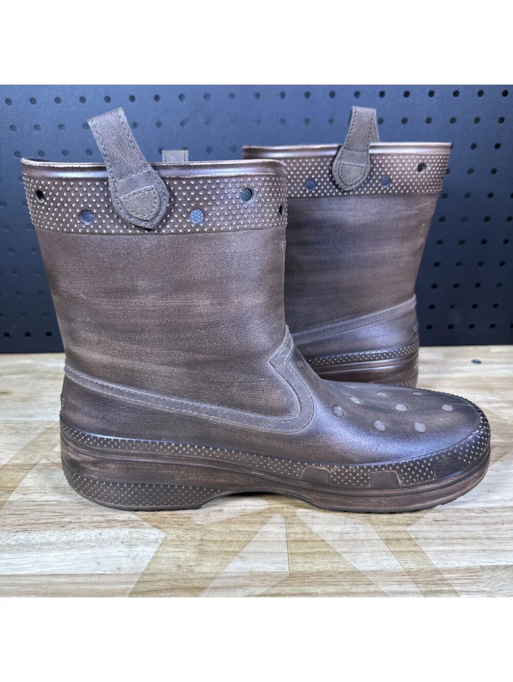 Huckberry x Crocs Classic Western Boot Brown Size M 12